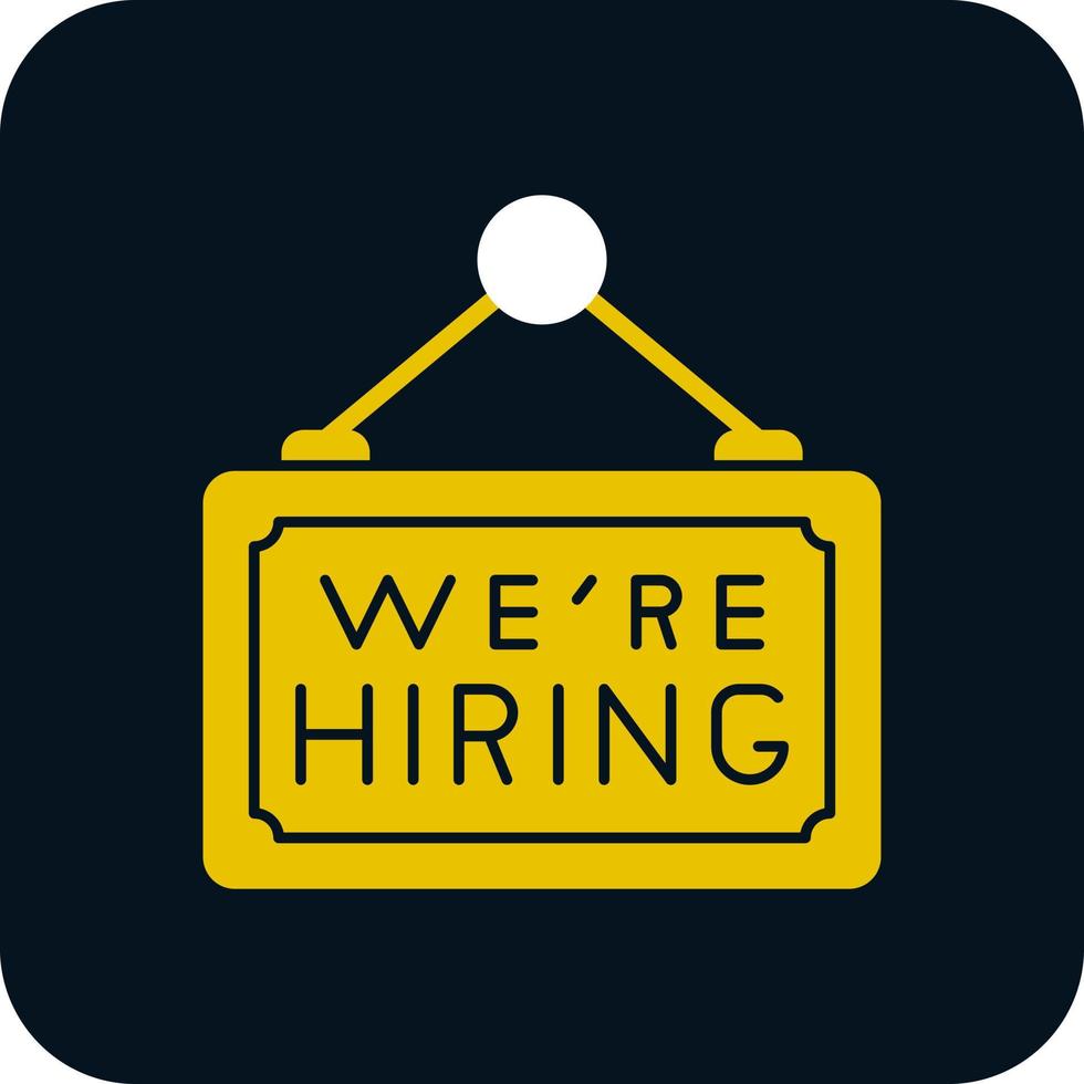 Hiring Vector Icon Design