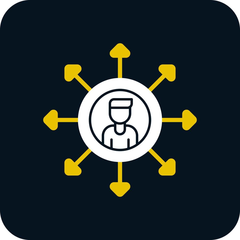 Position Vector Icon Design