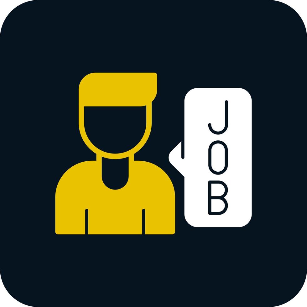 Job Vector Icon Design