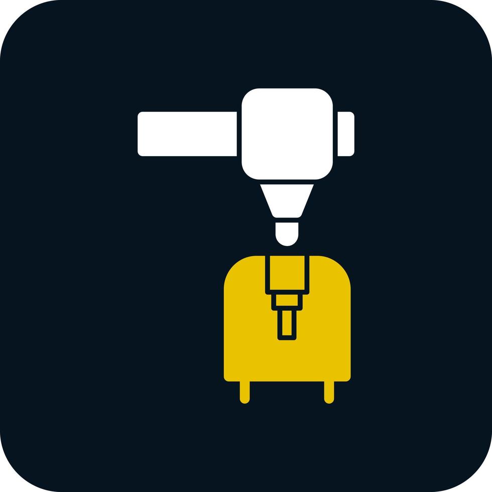 3d Printer Vector Icon Design
