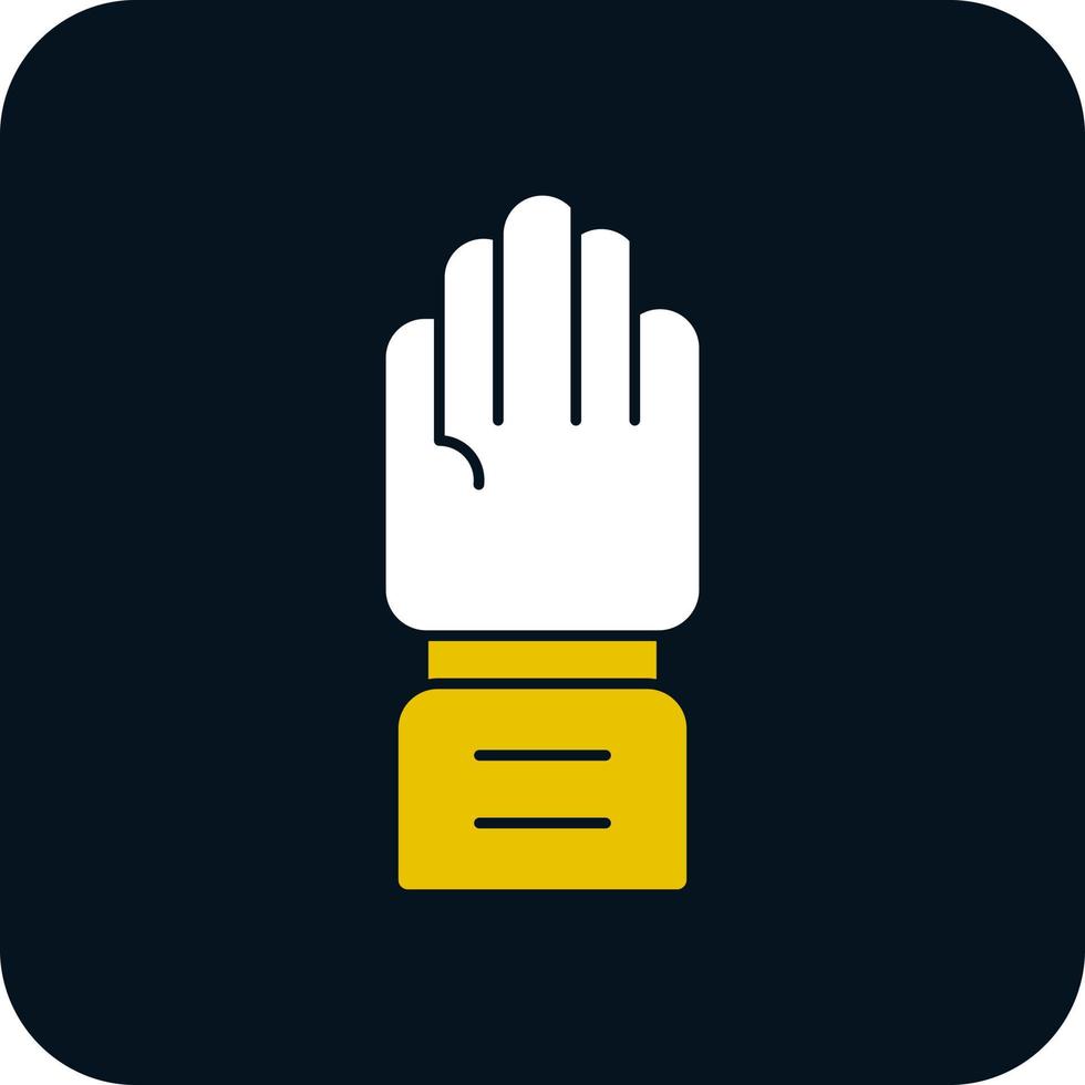 Raise Hand Vector Icon Design