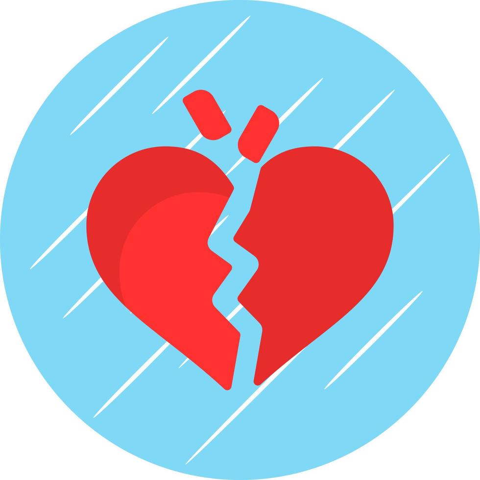 Broken Heart Vector Icon