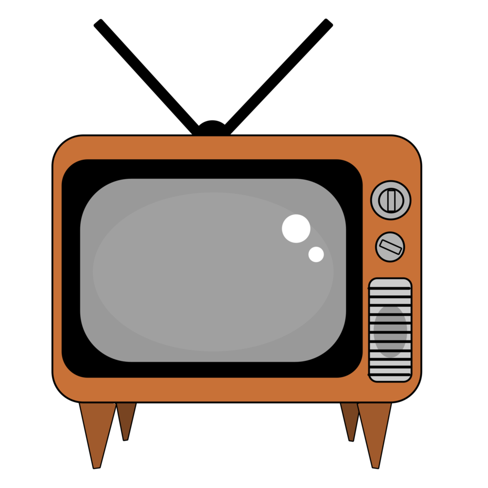 antiguo televisión Clásico png