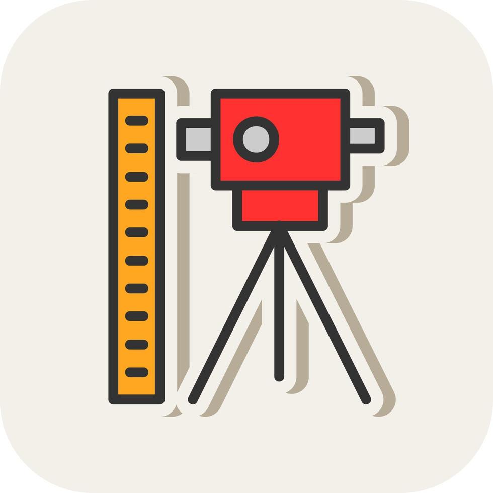 Theodolite Vector Icon Design