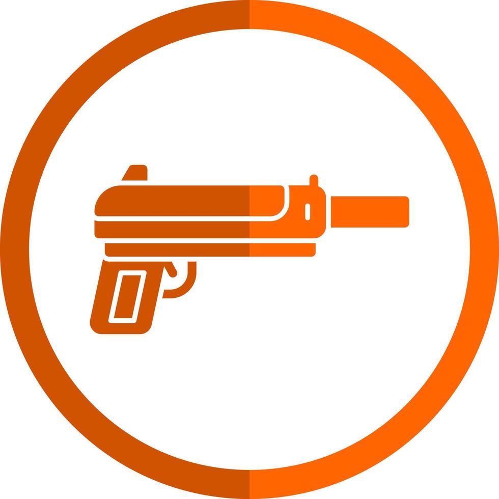 icono de vector de pistola