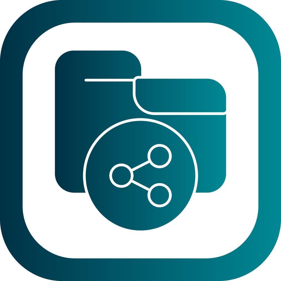 Shared Folder Vector Icon