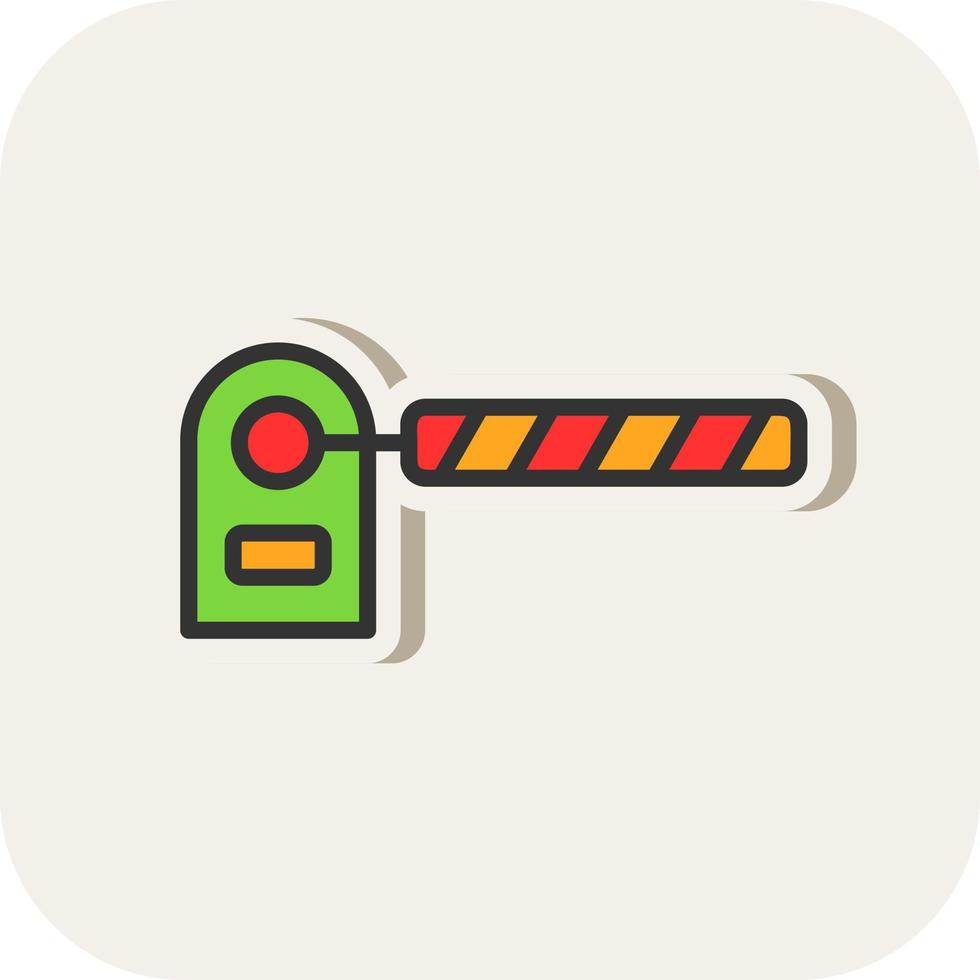 Barrier Vector Icon Design