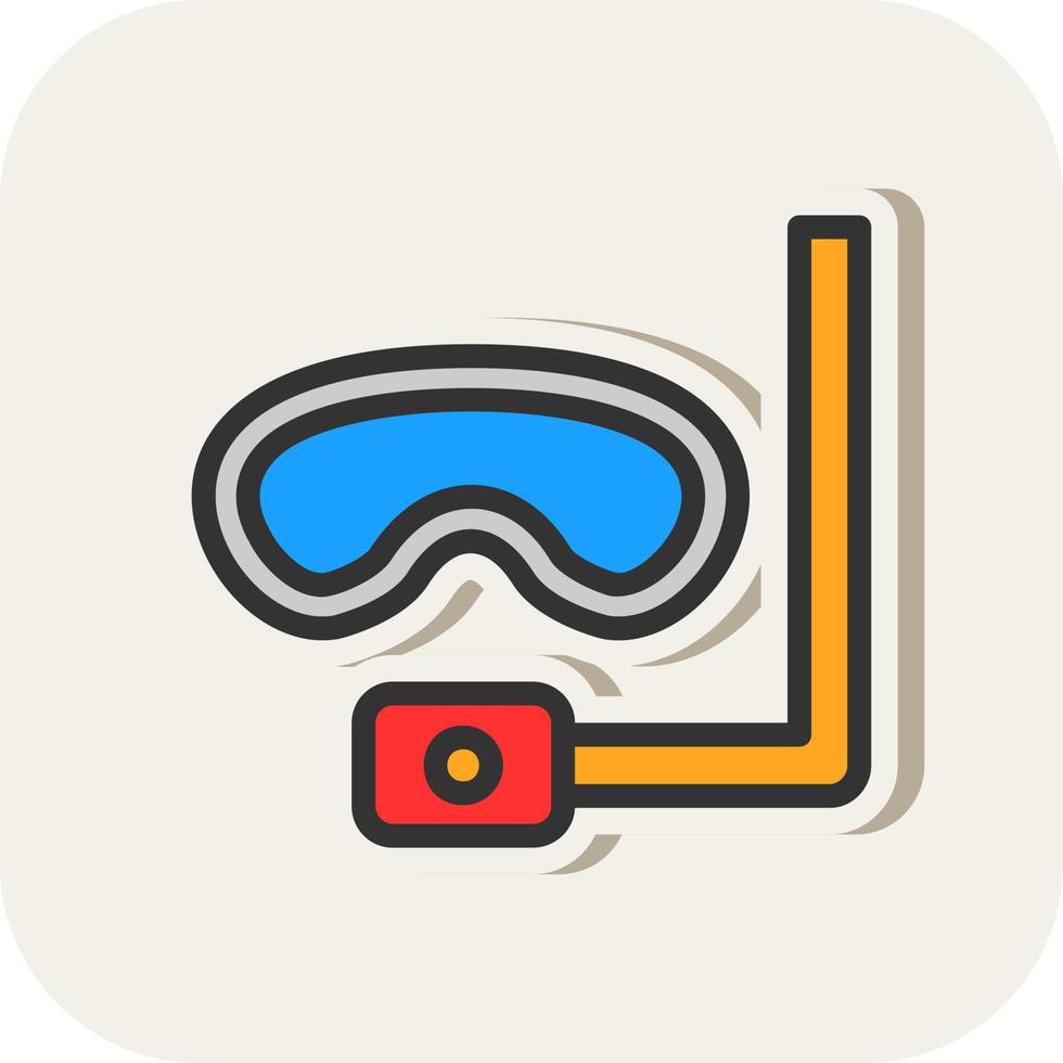 Scuba Diving Vector Icon Design