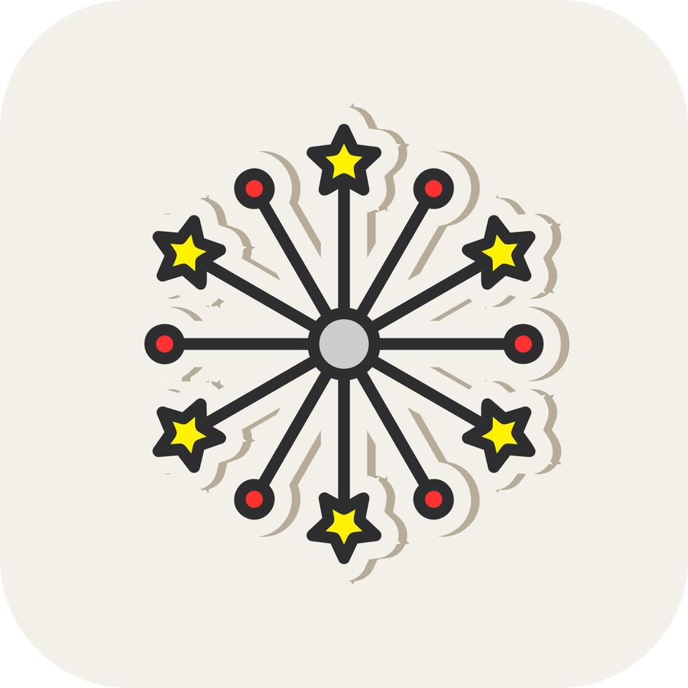 Fireworks Vector Icon Design