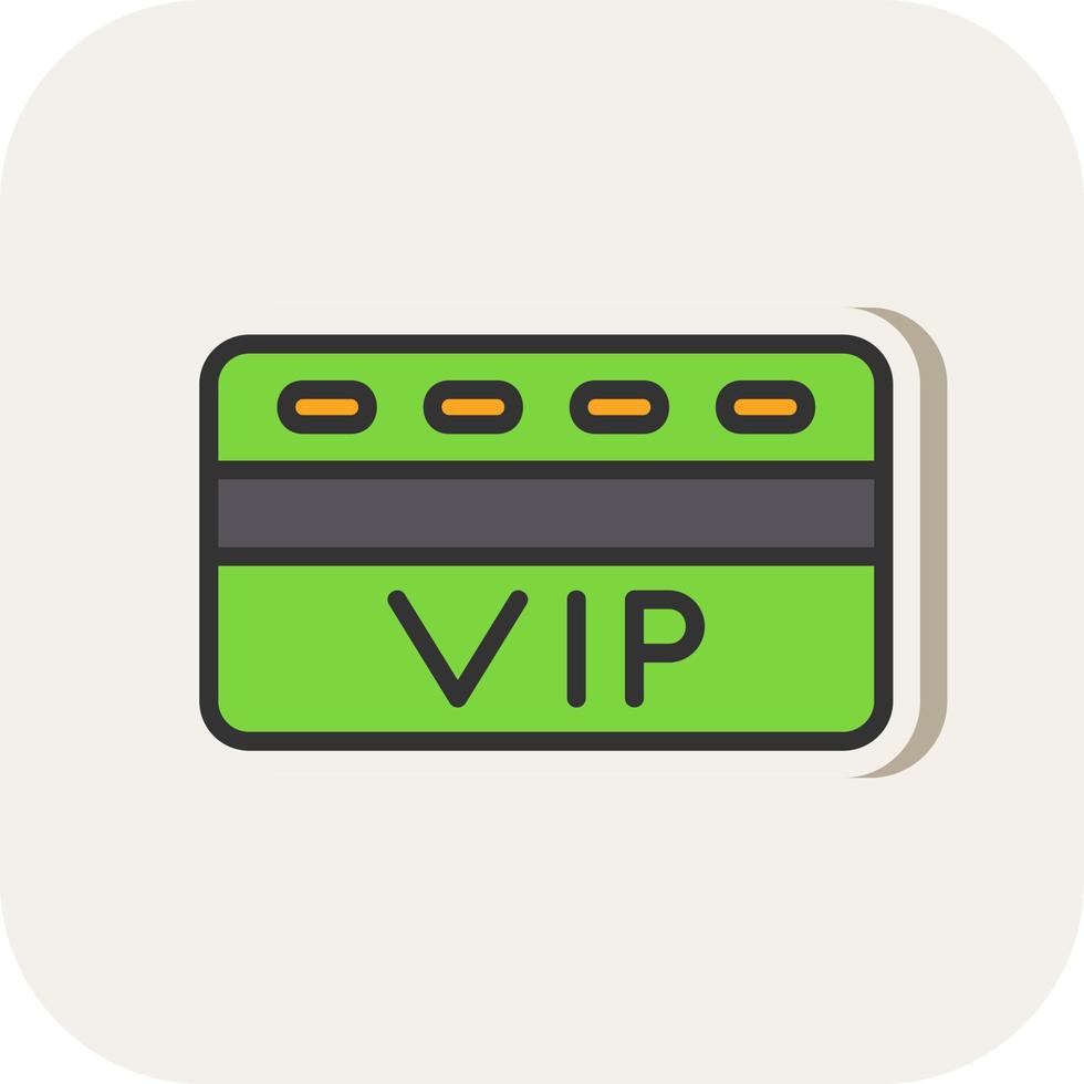 Member Card Vector Icon Design