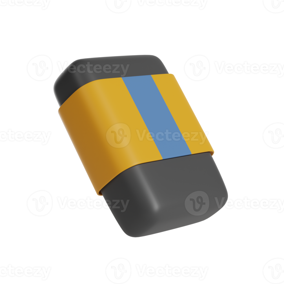 Eraser 3D Illustration png