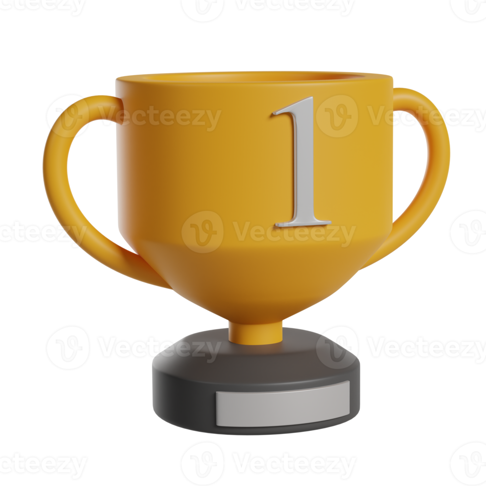 Trophy 3D Illustration png