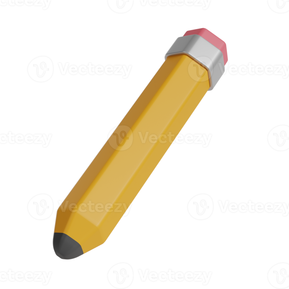 Pencil 3D Illustration png