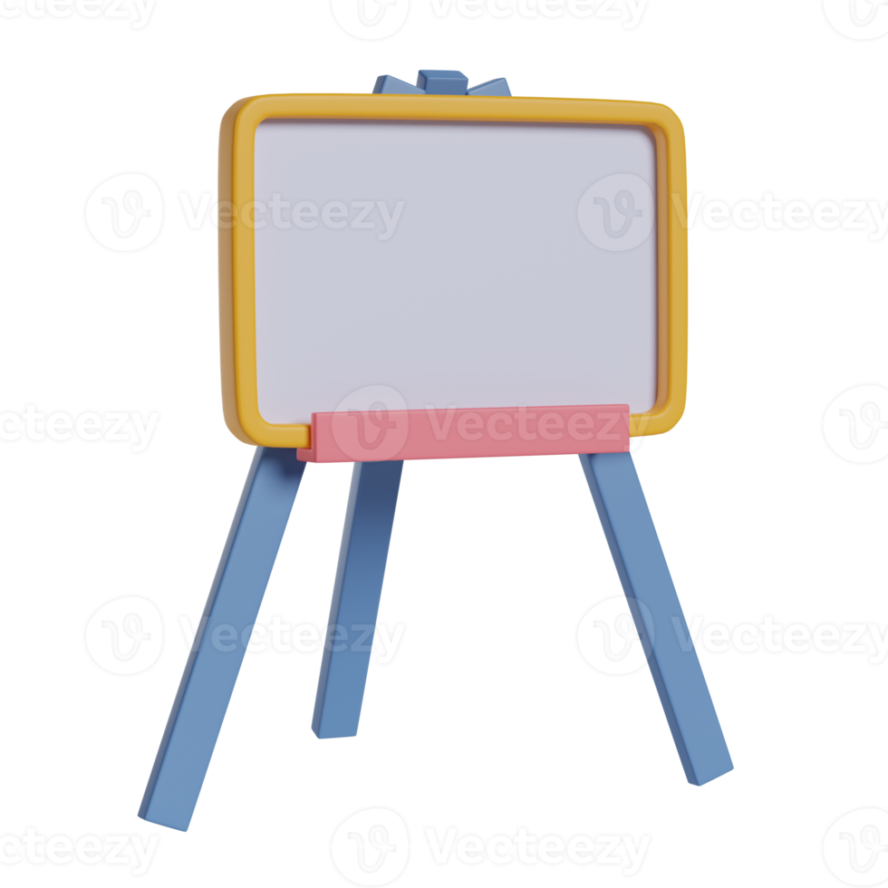 Whiteboard 3D Illustration png
