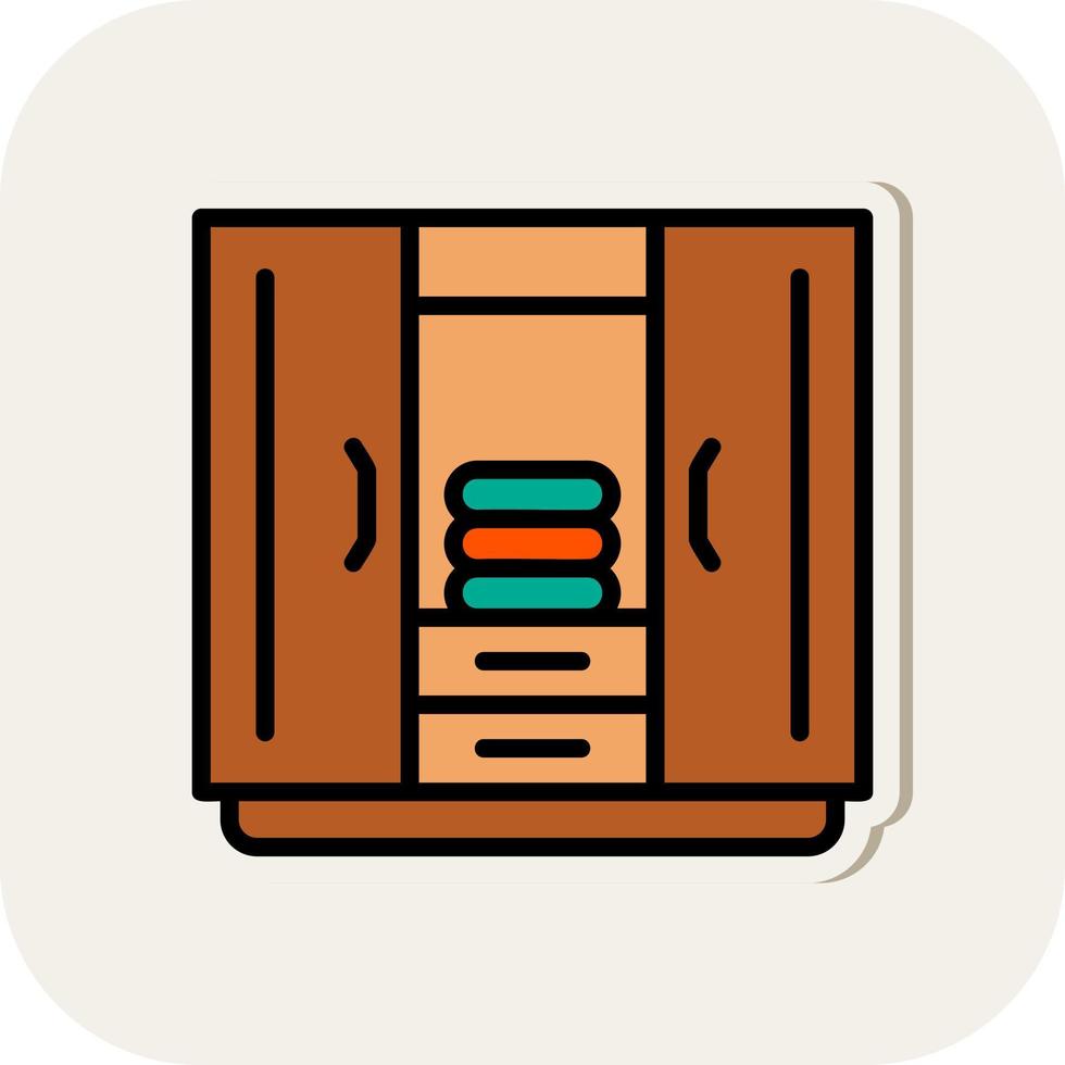 Wardrobe Vector Icon Design