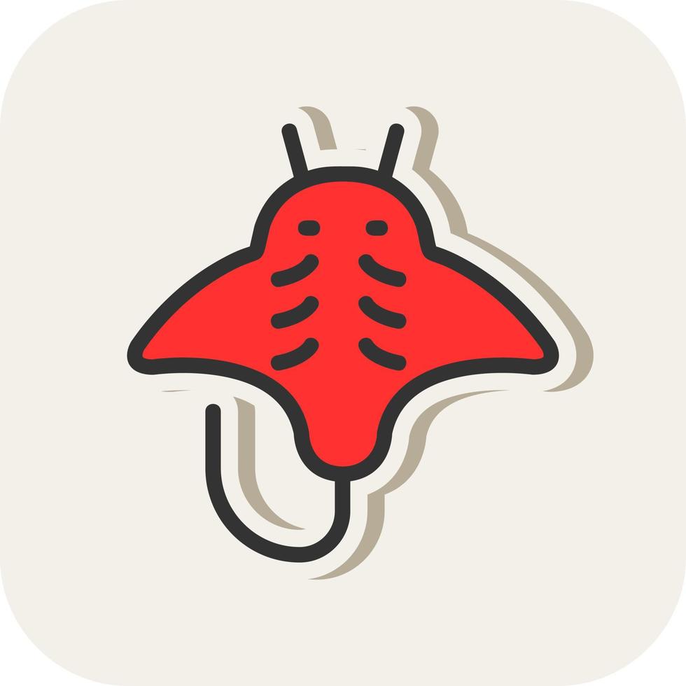 Stingray Vector Icon Design
