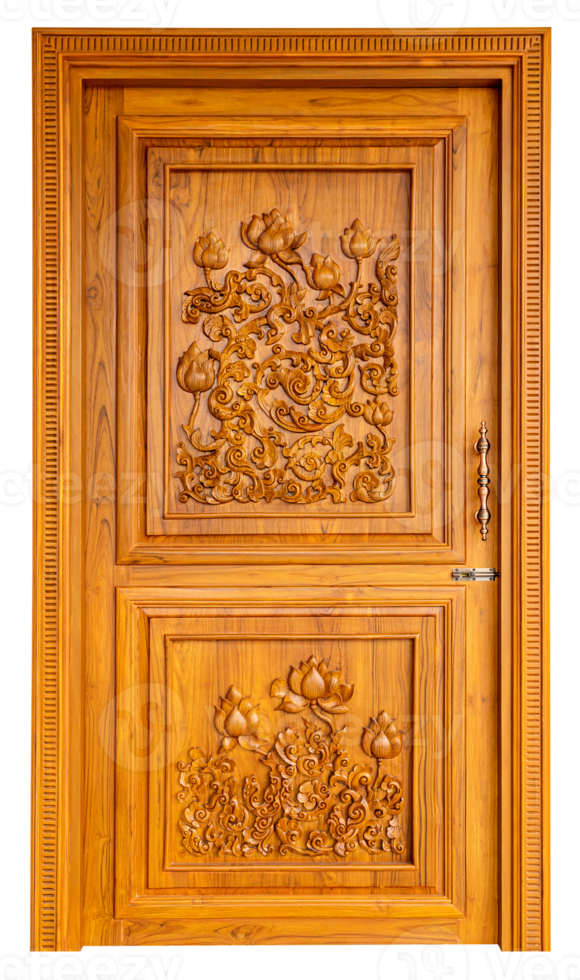 de madeira porta para decorativo. png