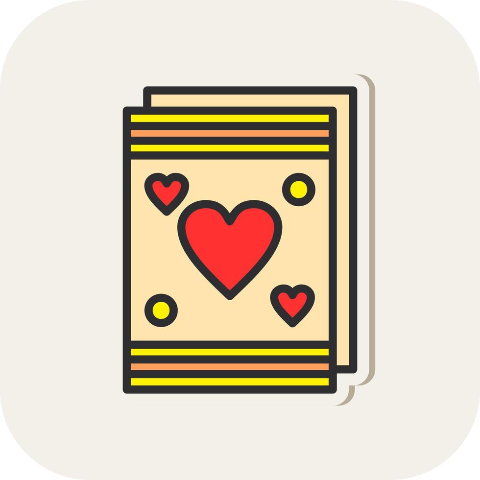 Greeting Card Vector Icon Design