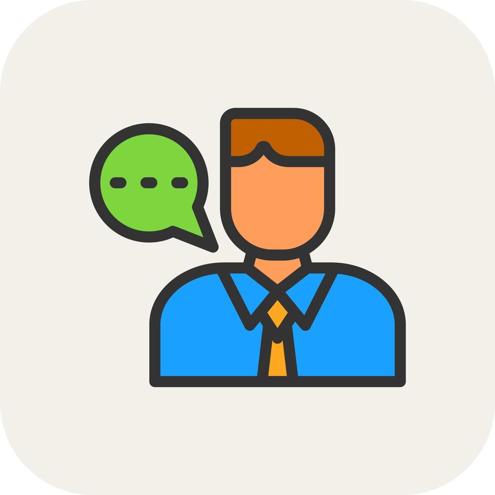Consultant Vector Icon Design