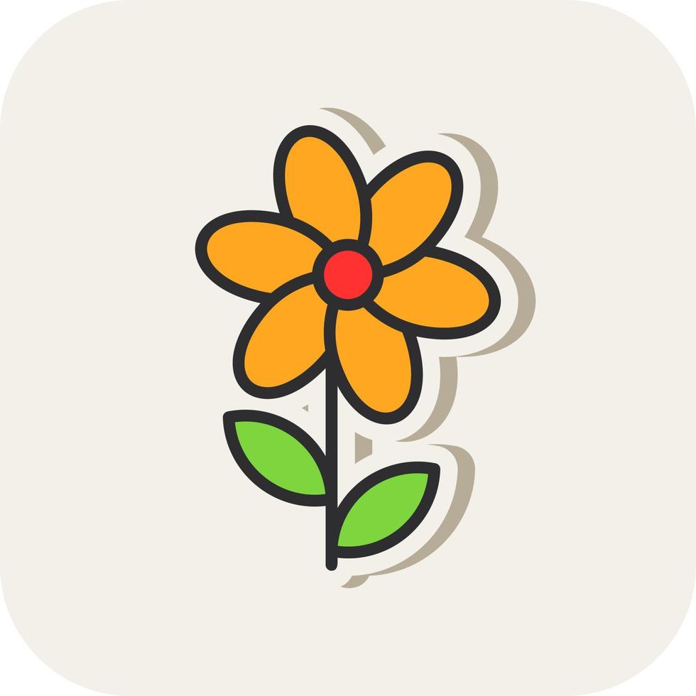 Flower Vector Icon Design