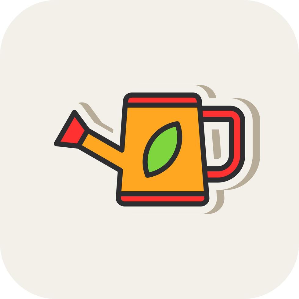 Watering Can Vector Icon Design