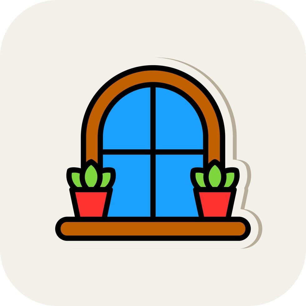 Window Vector Icon Design