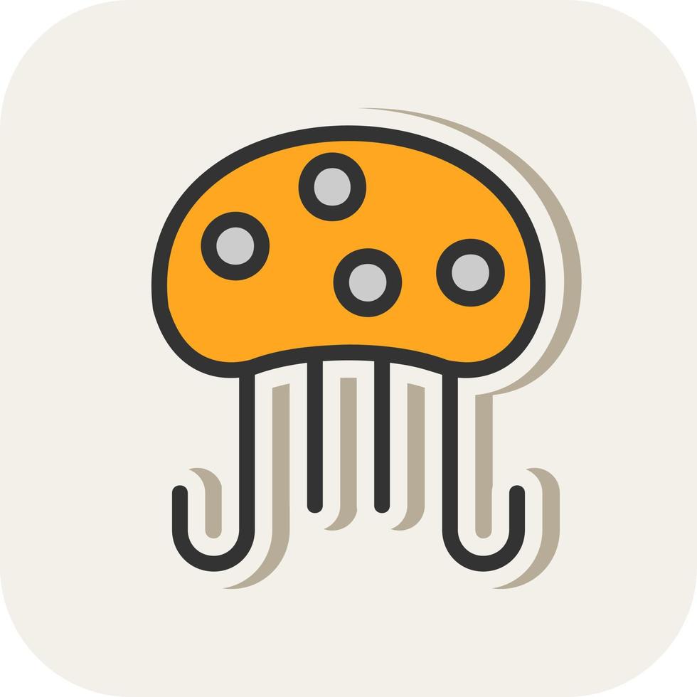 Jellyfish Vector Icon Design