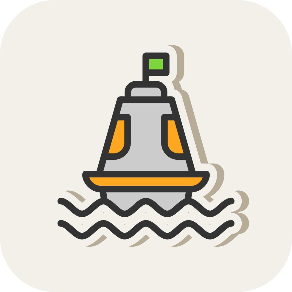 Buoy Vector Icon Design