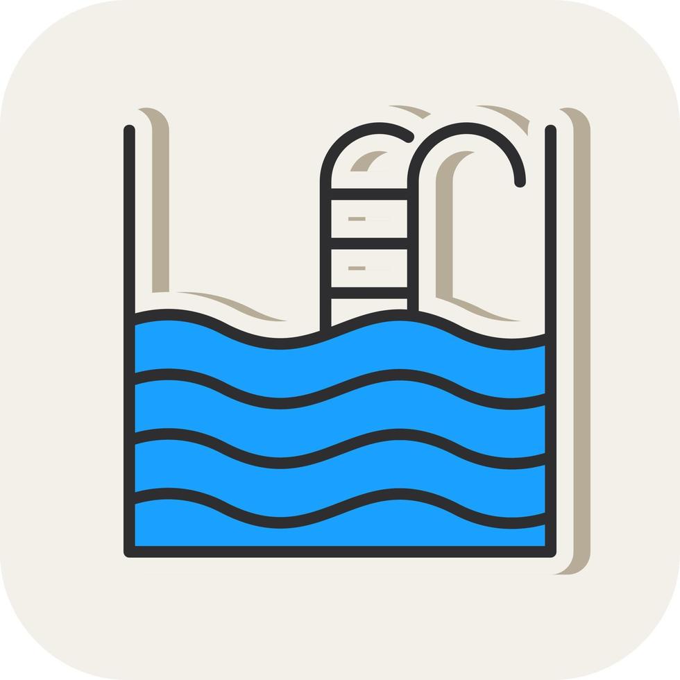 diseño de icono de vector de piscina