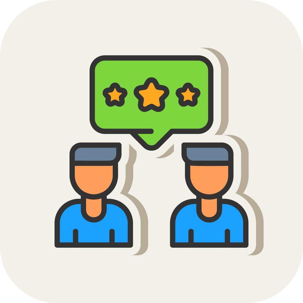 Rating Vector Icon Design