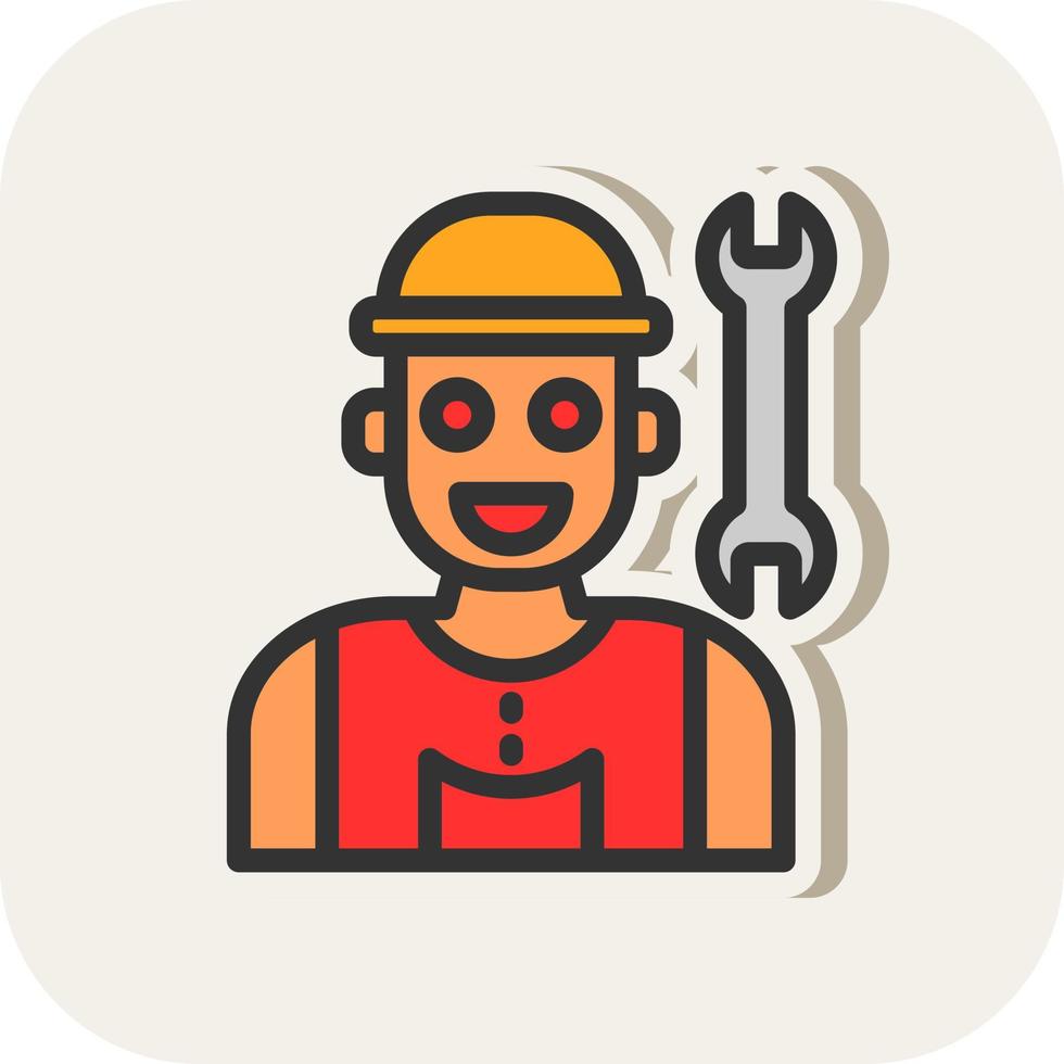 Plumber Vector Icon Design