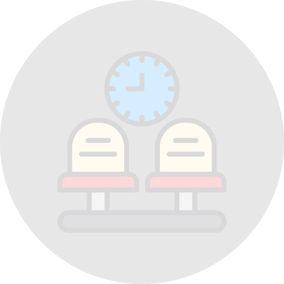 Waiting Room Vector Icon Design