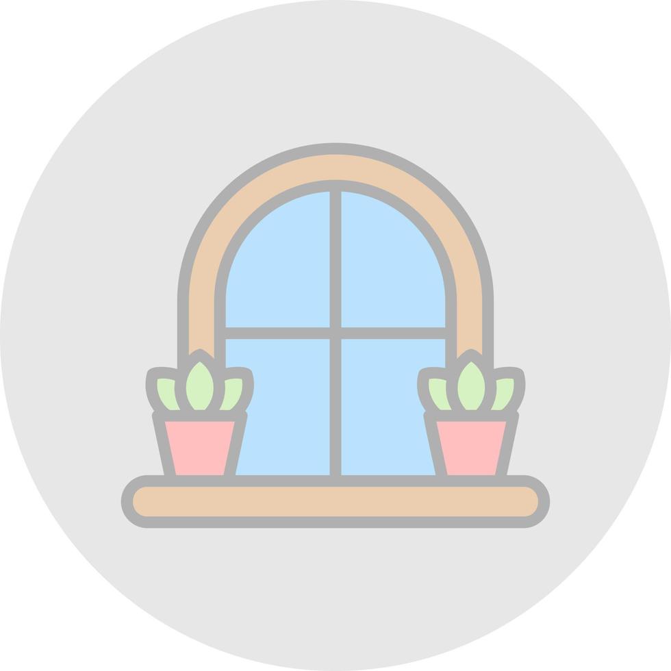 diseño de icono de vector de ventana