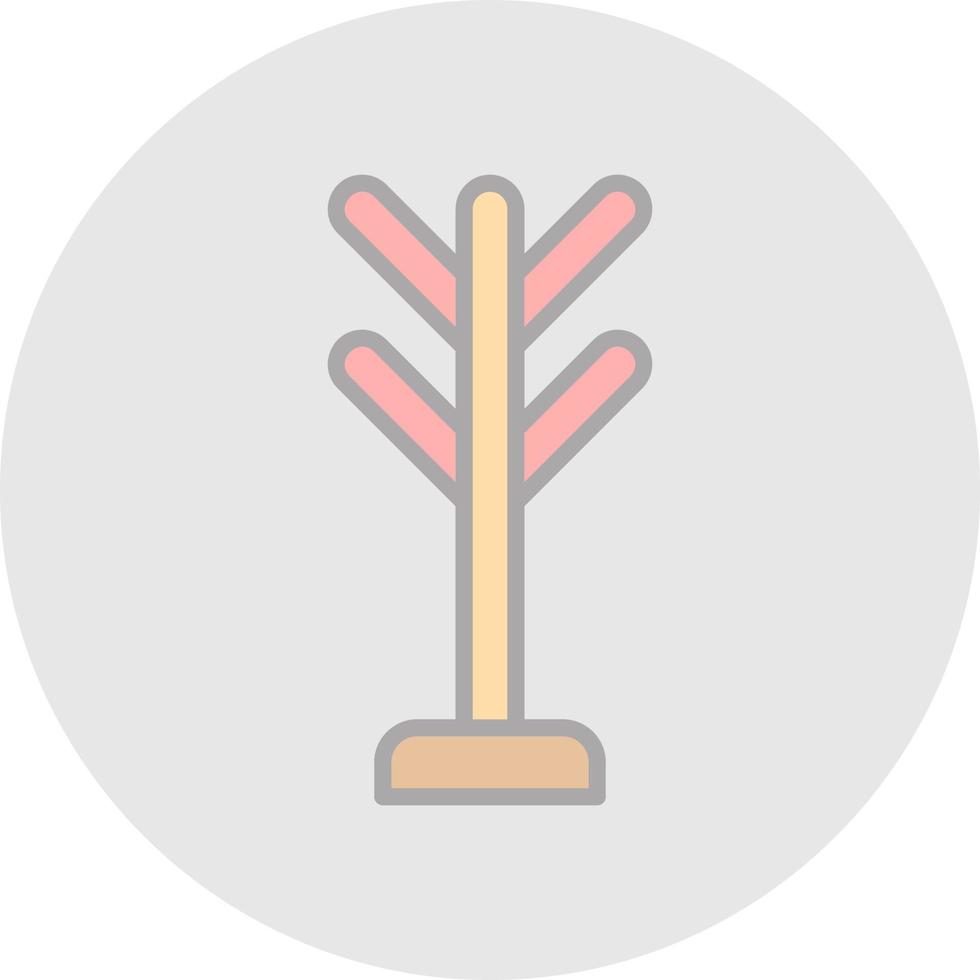 Coat Rack Vector Icon Design