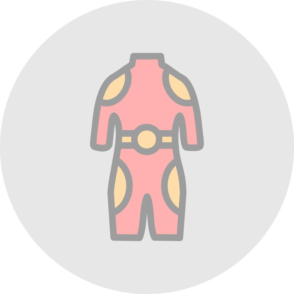 diseño de icono de vector de traje de buceo