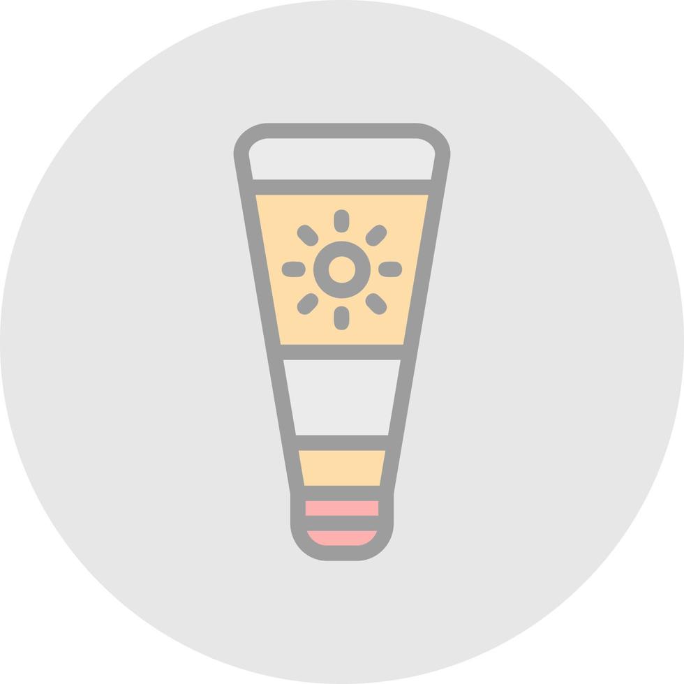 Sunscreen Vector Icon Design