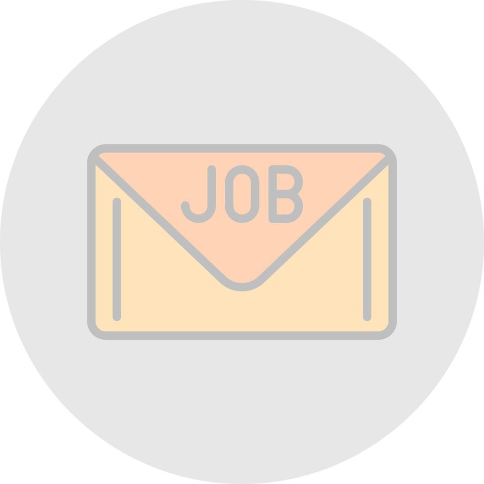 Job Latter Vector Icon Design