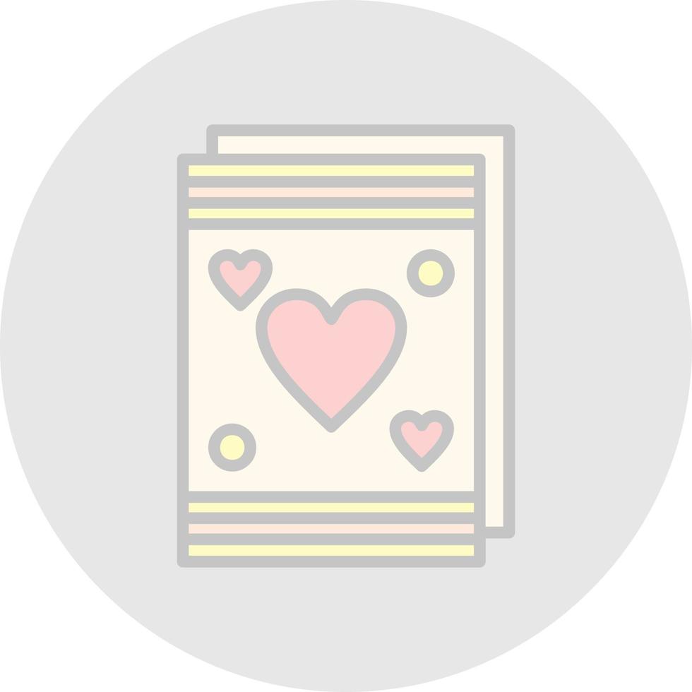 Greeting Card Vector Icon Design