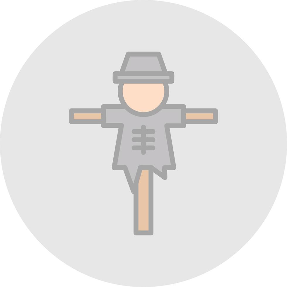 Scarecrow Vector Icon Design