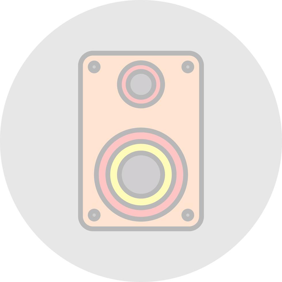 Speaker Vector Icon Design