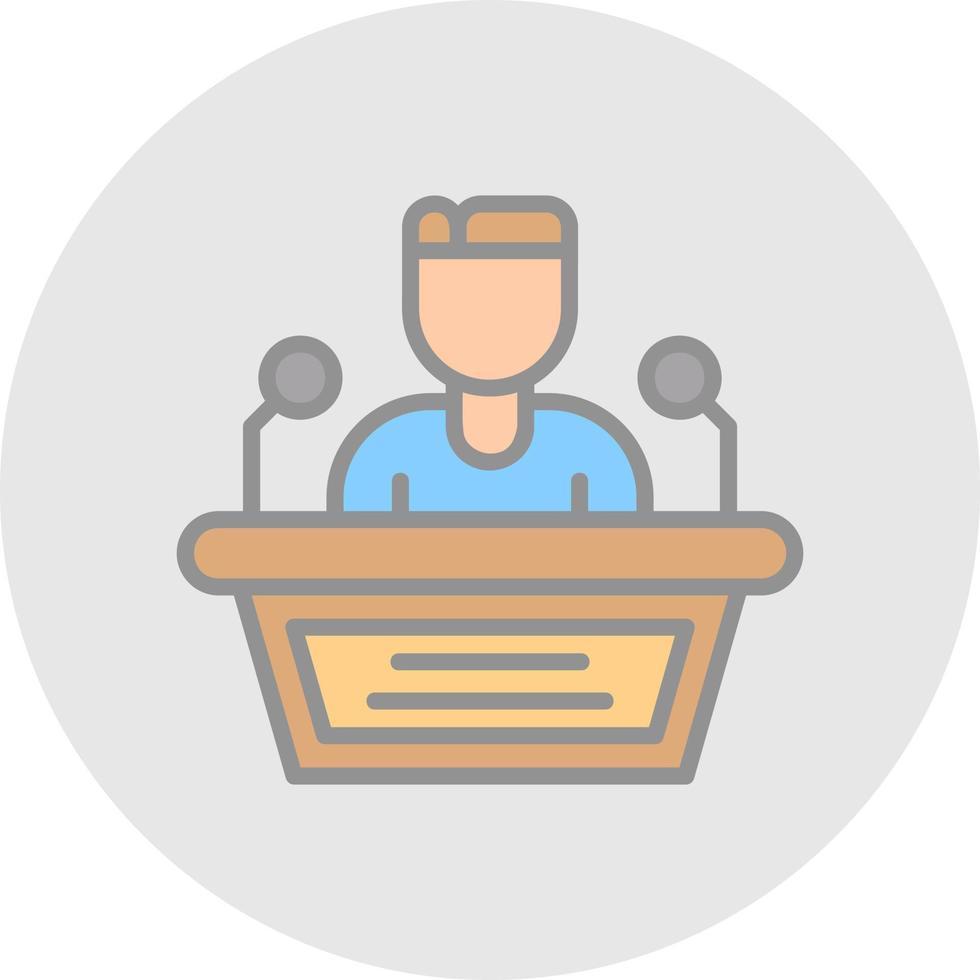 Conference Vector Icon Design