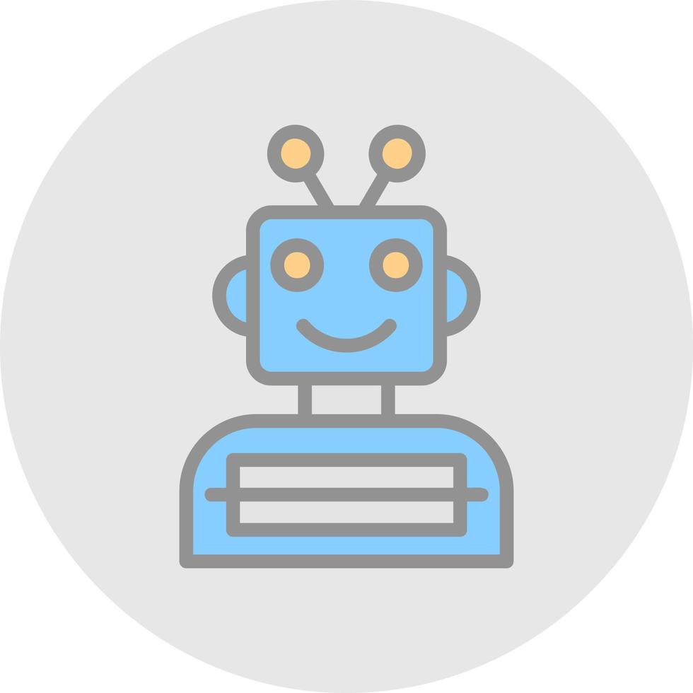 Robotics Engineering Vector Icon Design