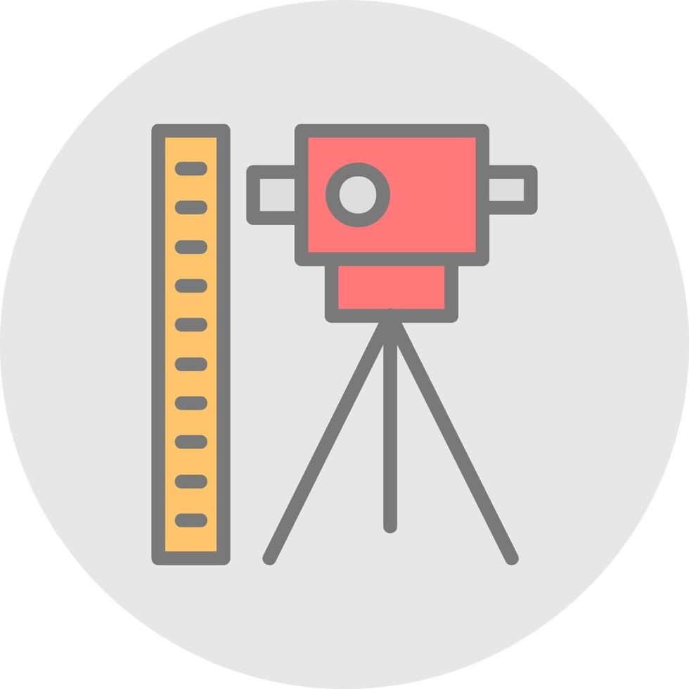 Theodolite Vector Icon Design
