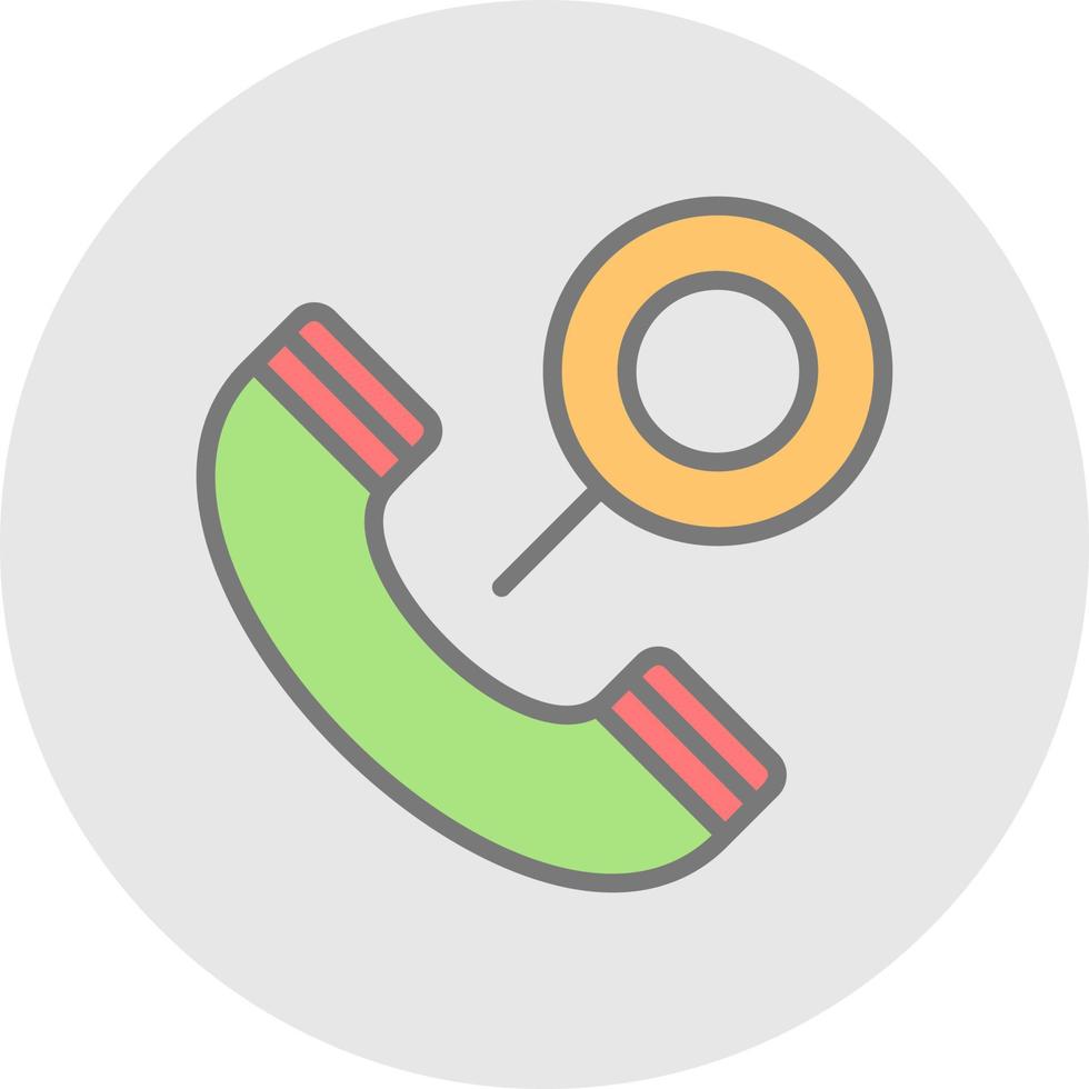 Phone Call Vector Icon Design