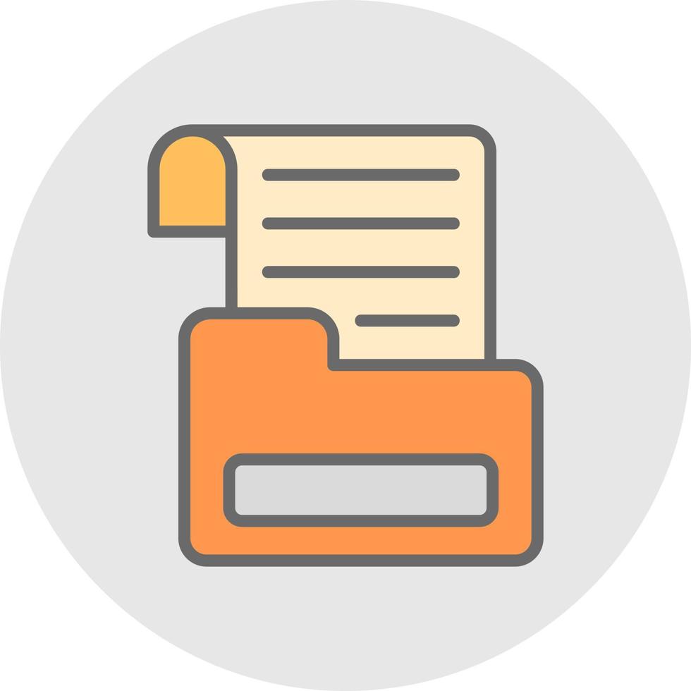 Dossier Vector Icon Design