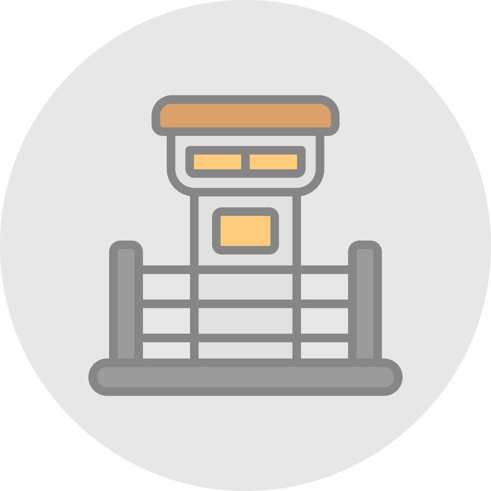 Tower Vector Icon Design