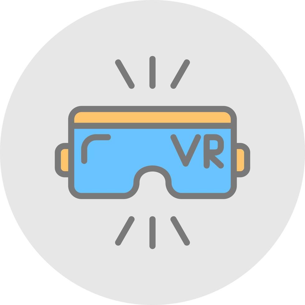 Virtual Reality Vector Icon Design