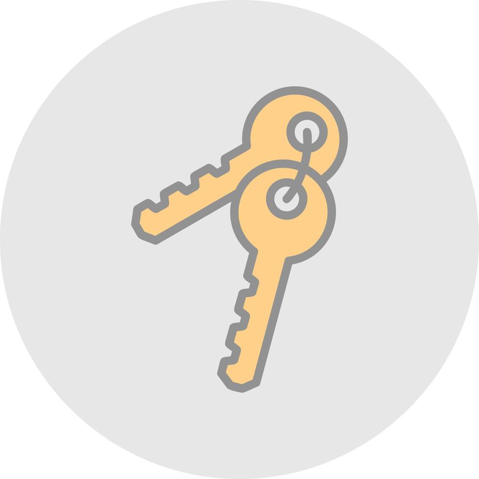 Keys Vector Icon Design