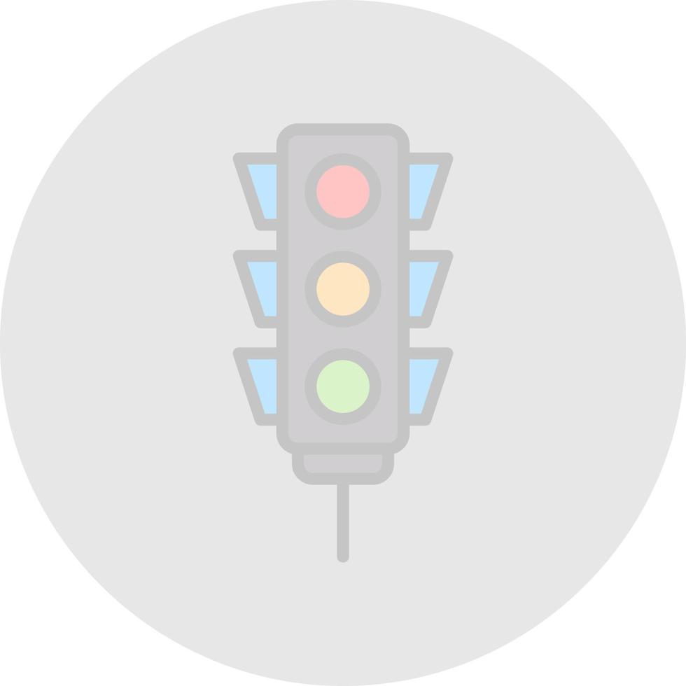 Traffic Lights Vector Icon Design