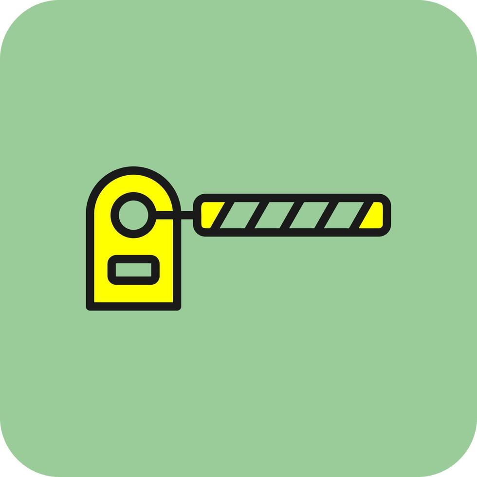 Barrier Vector Icon Design